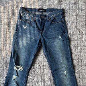 Express Women's Ripped Denim Jeans